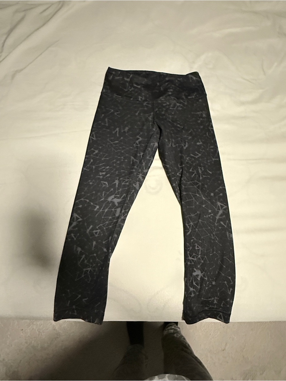 lululemon athletica Black Patterned Leggings
